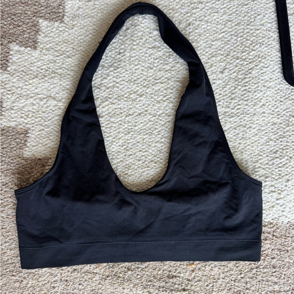 Free people seamless halter bra